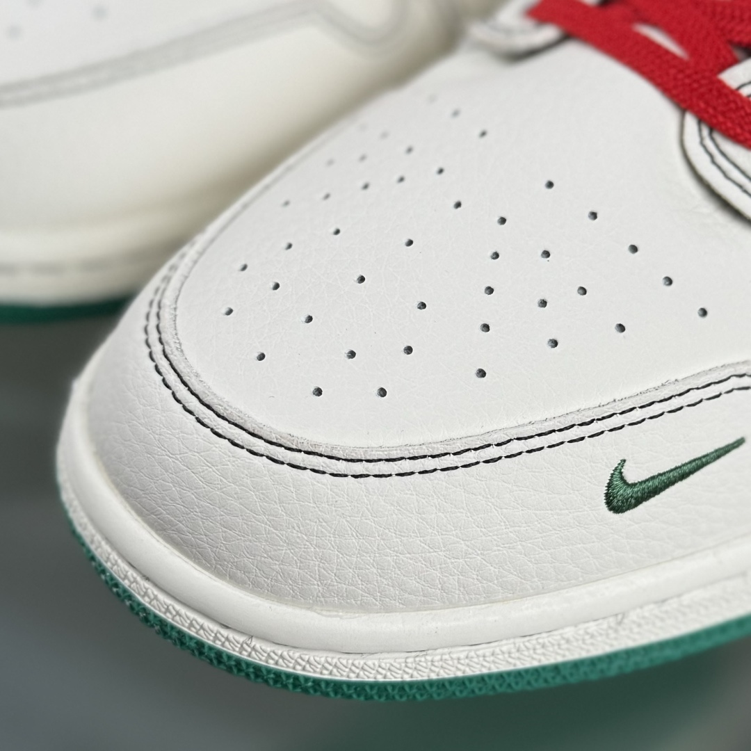 Air Jordan 1 Low AJ1 乔1 “古驰联名---奶白拼接红绿”高端定制 低帮复古篮球鞋 LD2025-003