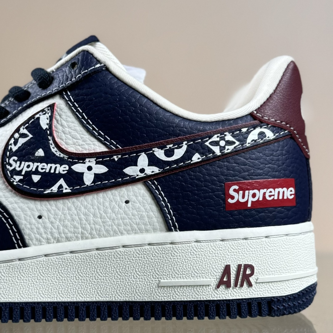 Nike Air Force 1'07 Low Sup三方联名 白蓝酒红 空军一号低帮休闲板鞋 YF9511-801