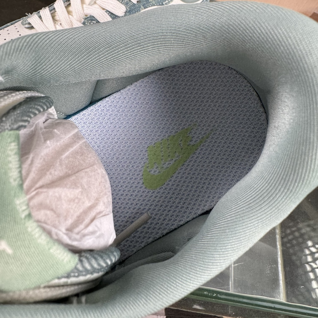 Travis Scott x Fragment Design x Air Jordan 1 Low OG SP AJ1 乔1 LV联名 青色牛仔 低帮文化休闲板鞋 SC0601-057