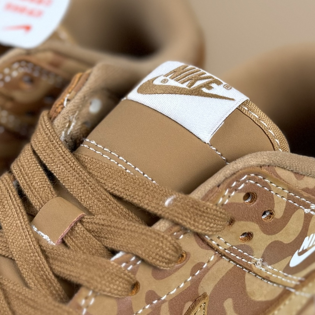 Nike SB Dunk Low x BAPE 棕白小勾 LW1818-121