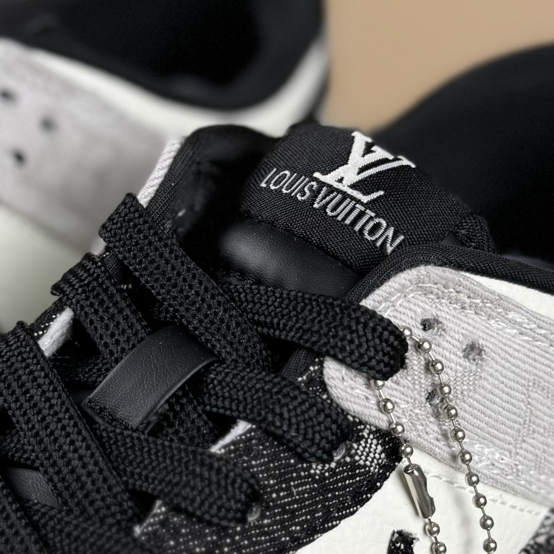 Nike SB Dunk Low LV联名 黑灰牛仔 高端定制 低帮休闲板鞋 SC0601-473