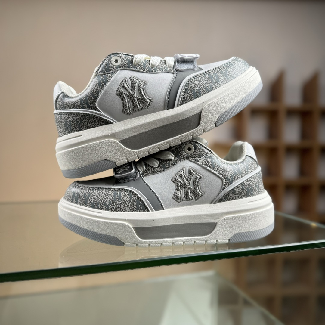 NY MLB Chunky Liner Pocket Monogram 纽约洋基队 增高厚底休闲跑鞋 3ASXP025N