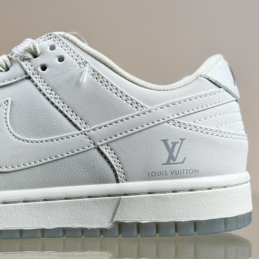 Nike SB Dunk Low LV联名 米灰双勾水晶底 周年高端定制 低帮休闲板鞋 XX3168-190
