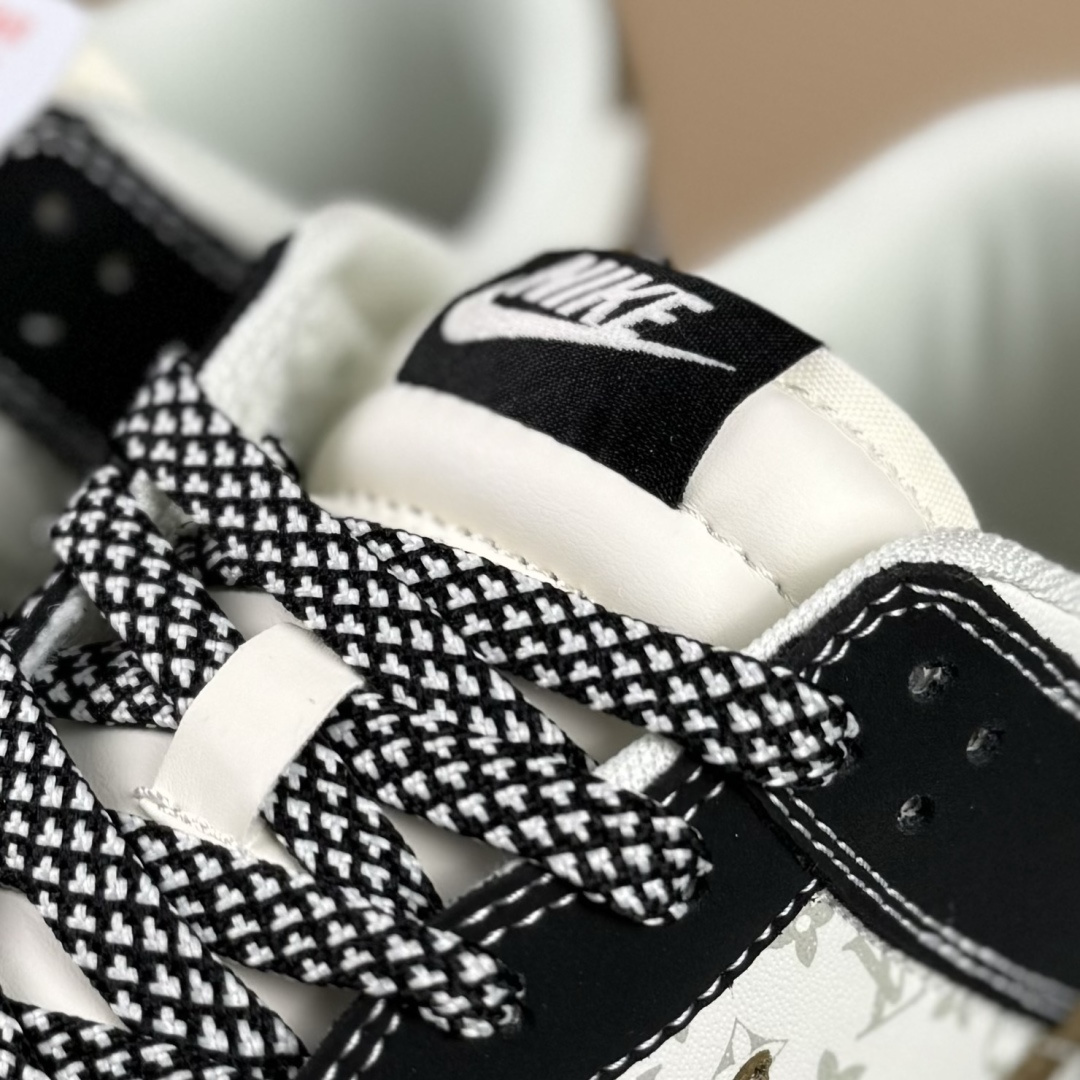 Nike SB Dunk Low x Louis Vuitton 黑白小勾满天星 CS1688-130