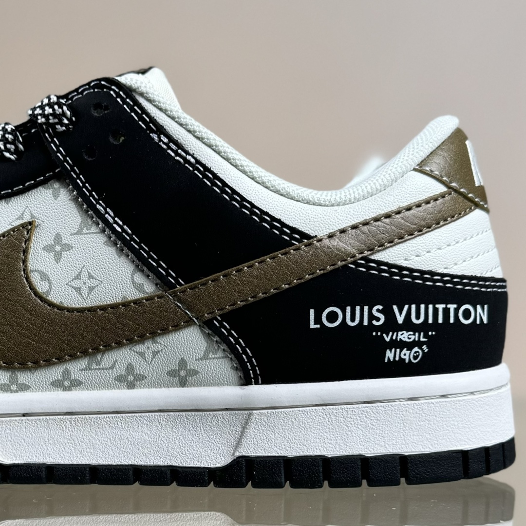 Nike SB Dunk Low x Louis Vuitton 黑白小勾满天星 CS1688-130