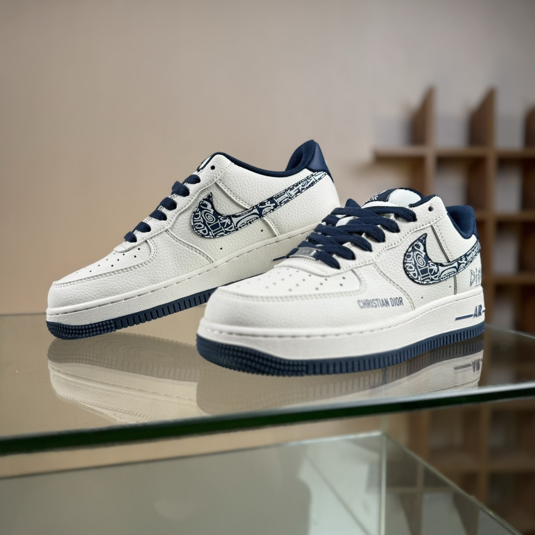 Nike Air Force 1'07 Low 迪奥联名 米兰雕花 空军一号低帮休闲板鞋 XD2588-608