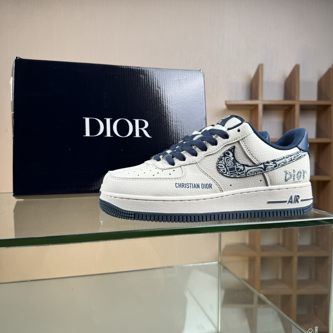 Nike Air Force 1'07 Low 迪奥联名 米兰雕花 空军一号低帮休闲板鞋 XD2588-608