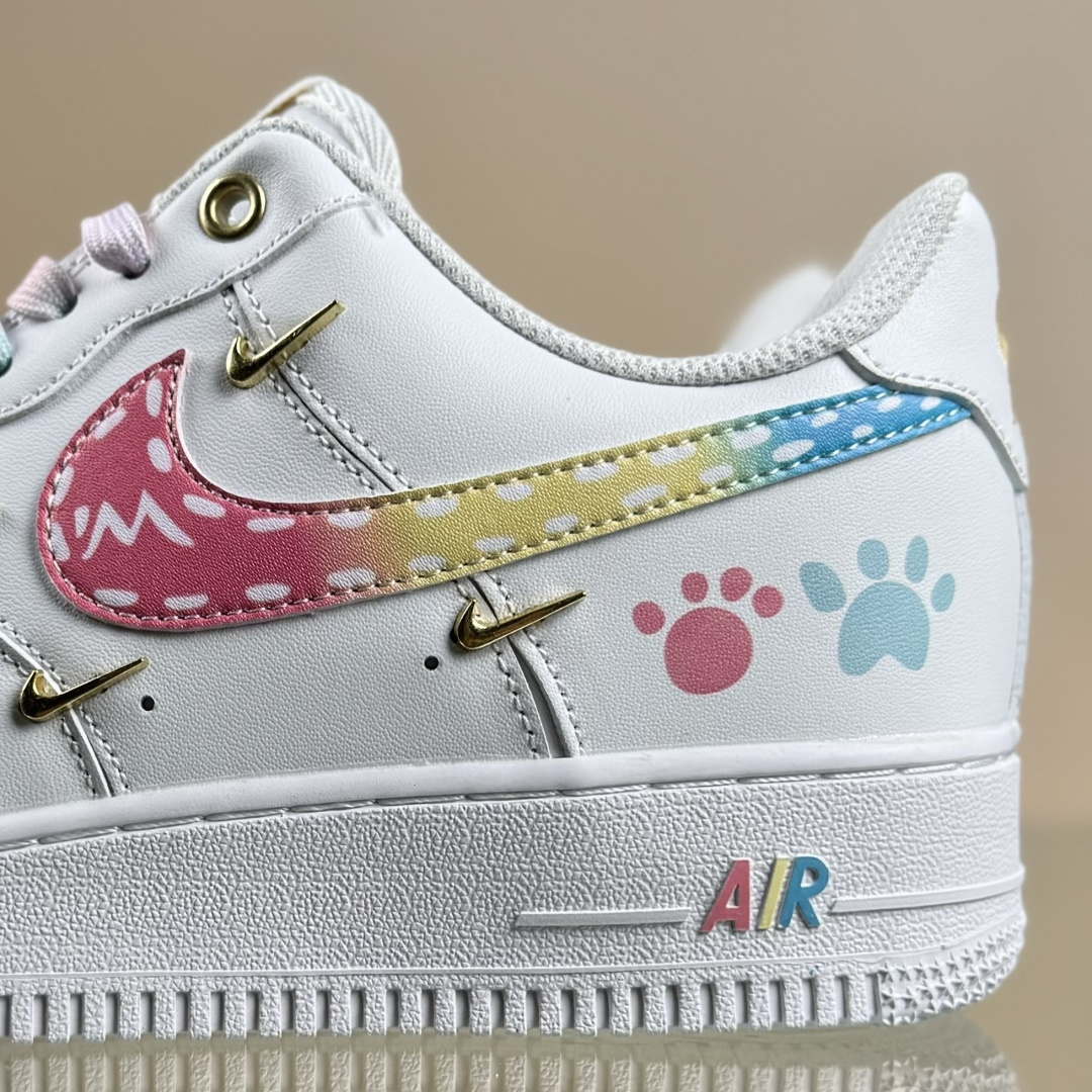 Nike Air Force 1'07 Low 四勾彩虹蛋糕 空军一号低帮休闲板鞋 ZH0316-115