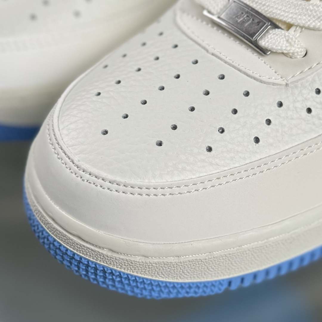 Nike Air Force 1'07 Low 巴黎世家联名 白蓝金 空军一号低帮休闲板鞋 YF9511-803