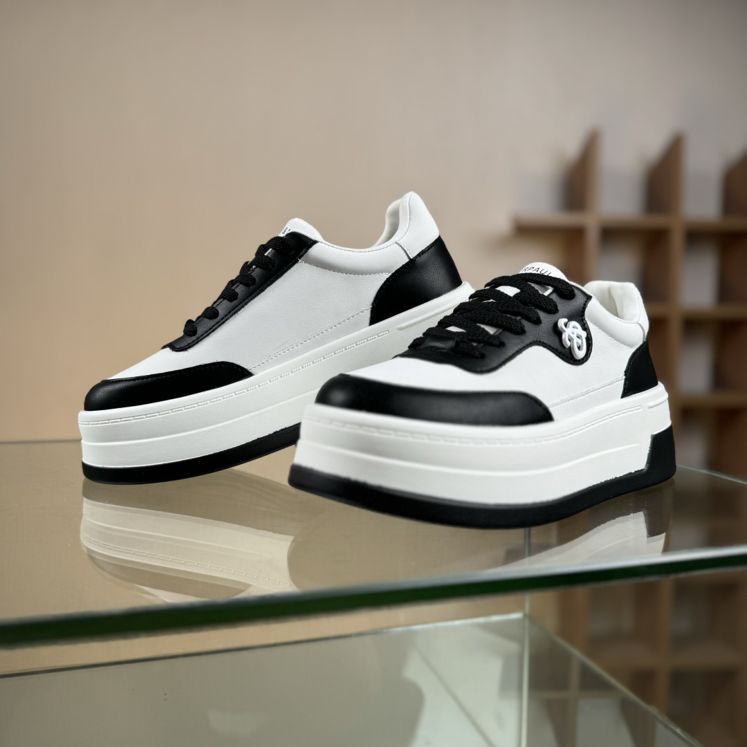 ANN ANDELMAN[爱心] ArcadeBlanc 厚底小白鞋