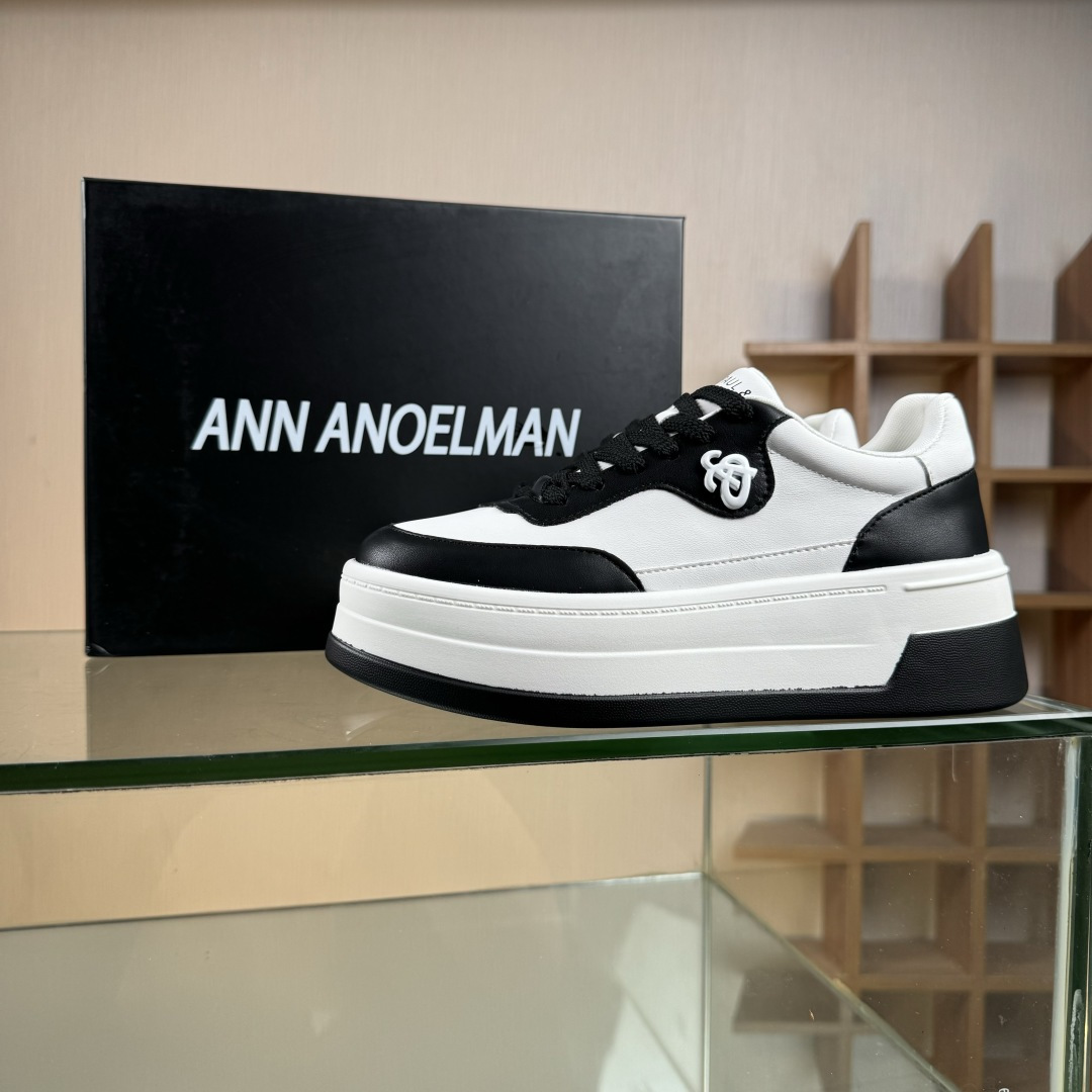 ANN ANDELMAN[爱心] ArcadeBlanc 厚底小白鞋