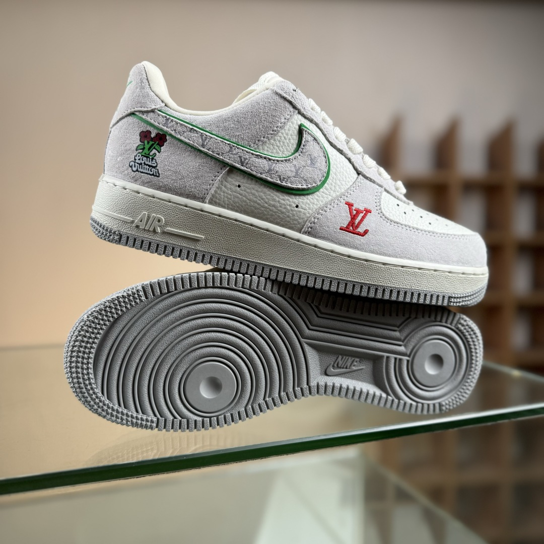 Nike Air Force 1'07 Low LV联名 白灰红 空军一号低帮休闲板鞋 YF9511-802