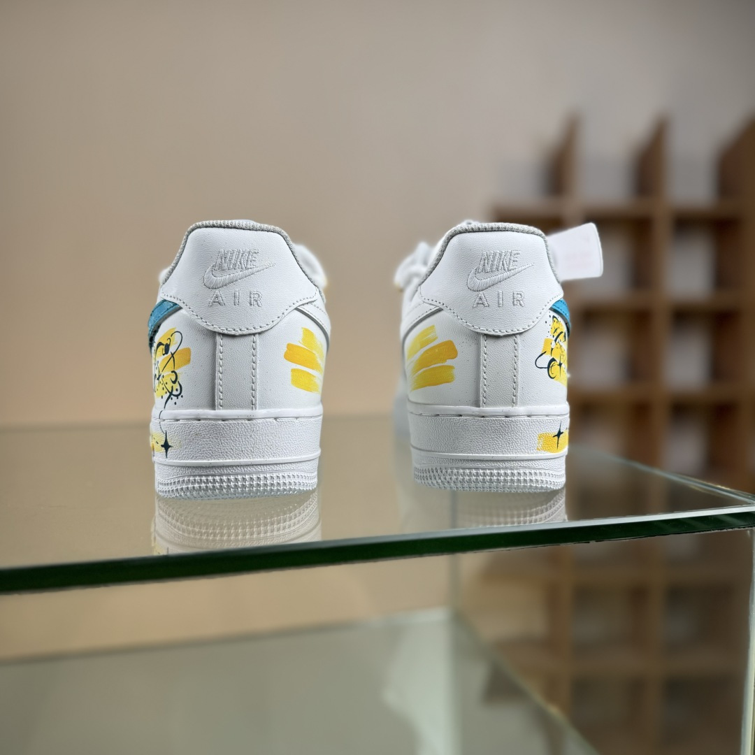 Nike Air Force 1'07 Low ”Leo” 手绘涂鸦十二星座系列 狮子座 空军一号低帮休闲板鞋 星座723-822