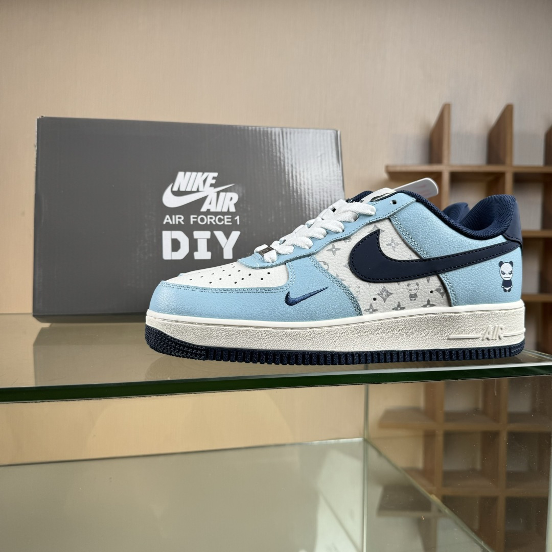Nike Air Force 1 Low 07 x HIPANDA 蓝白小勾 AM1588-010