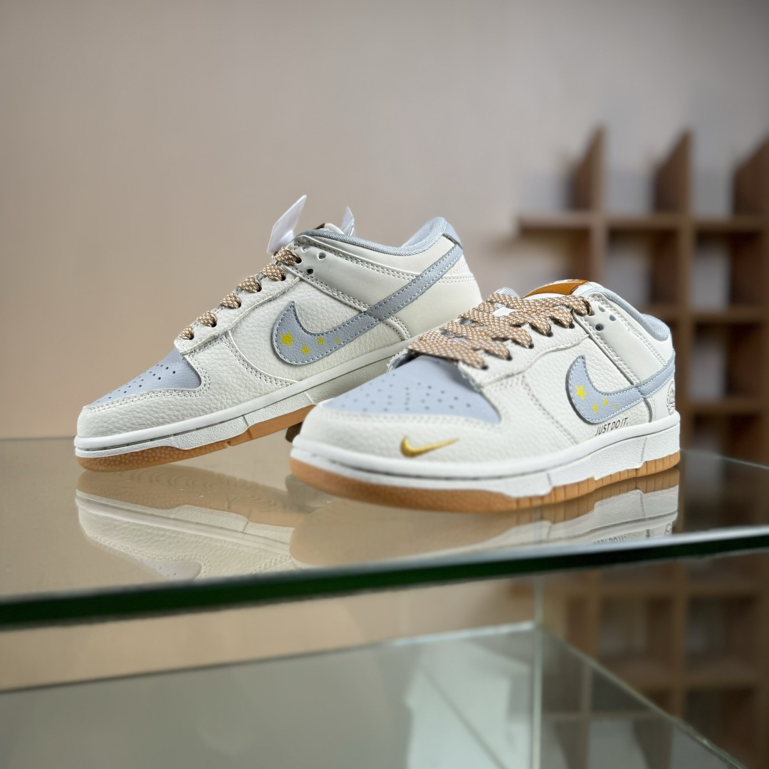Nike SB Dunk Low x Ju Do It 白灰小勾满天星 LW1818-122