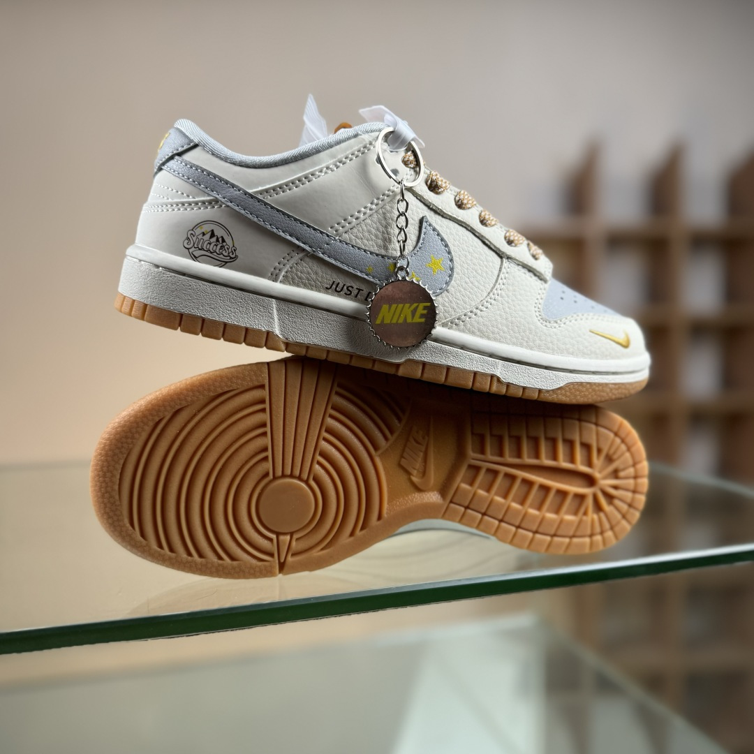 Nike SB Dunk Low x Ju Do It 白灰小勾满天星 LW1818-122