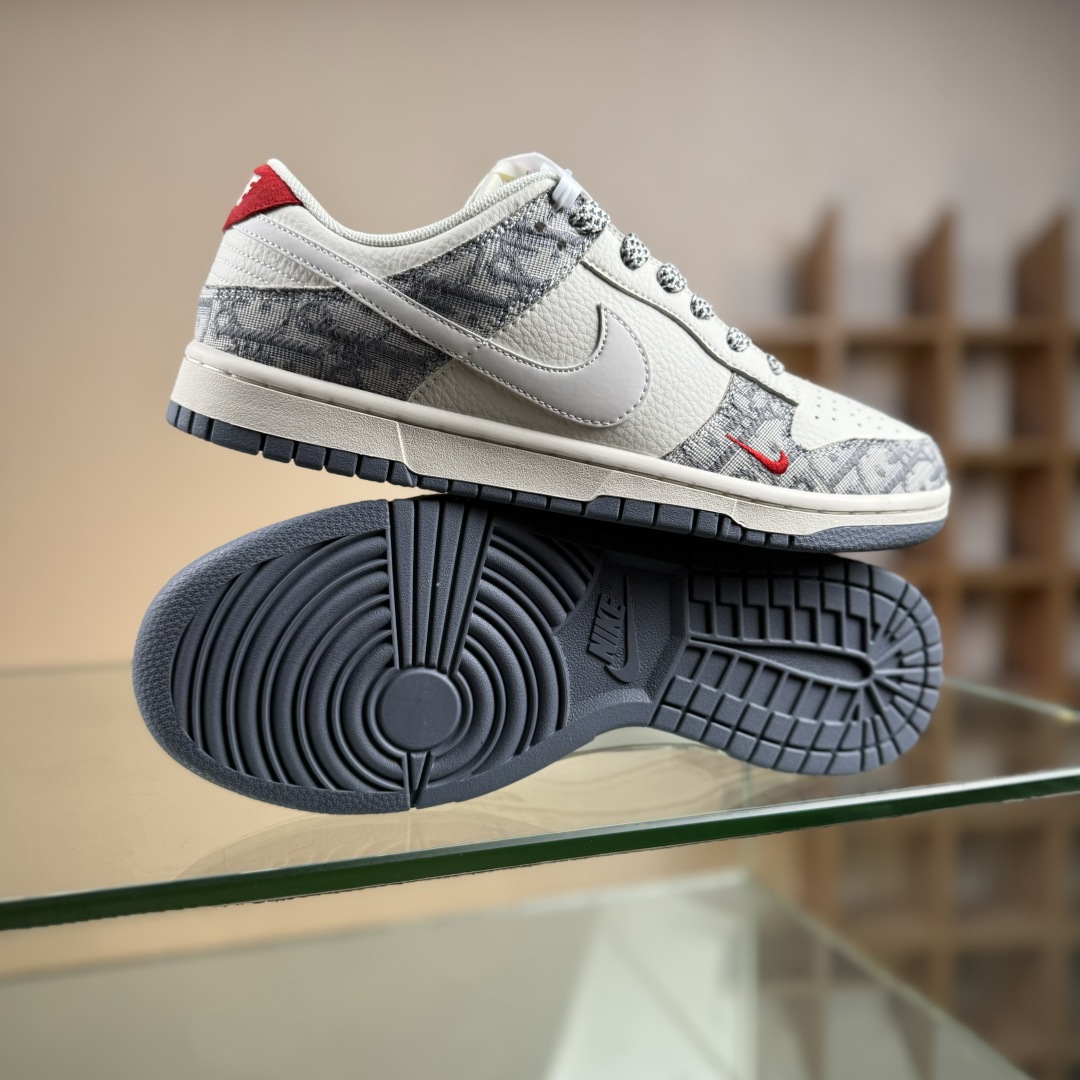 Nike SB Dunk Low x DIOR 黑白小勾满天星 CS1688-122