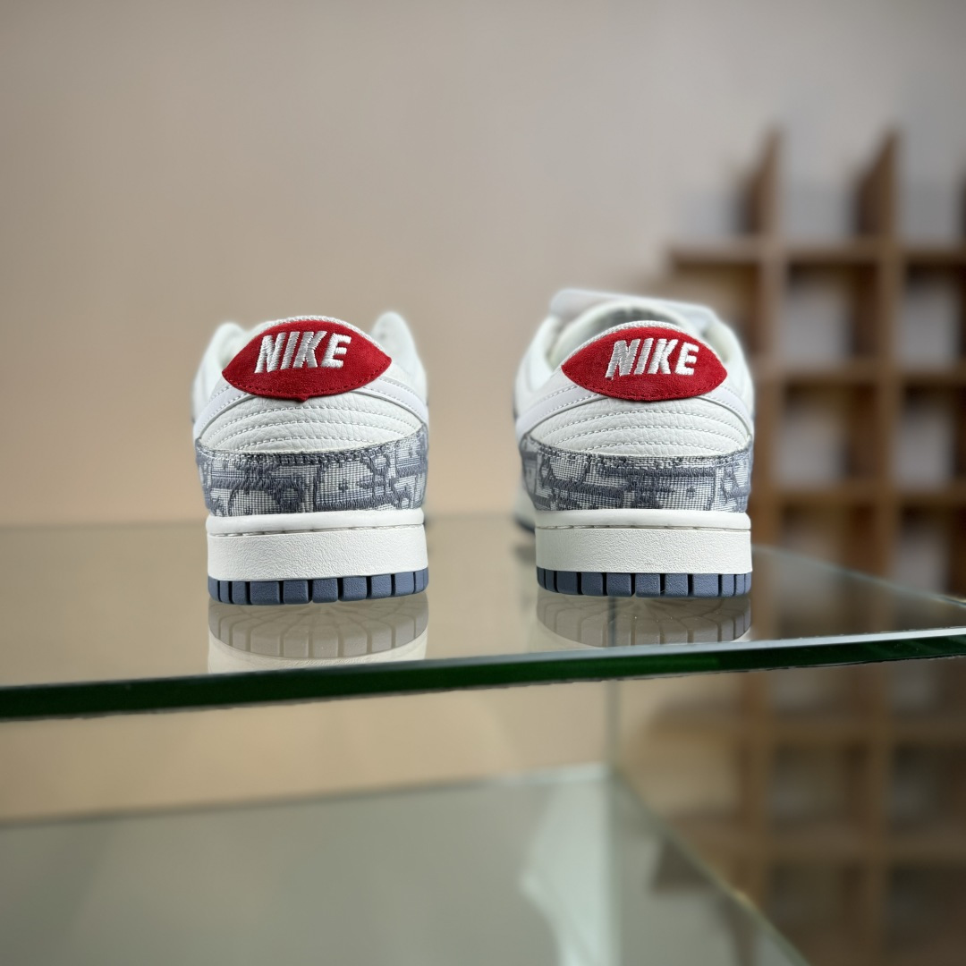 Nike SB Dunk Low x DIOR 黑白小勾满天星 CS1688-122