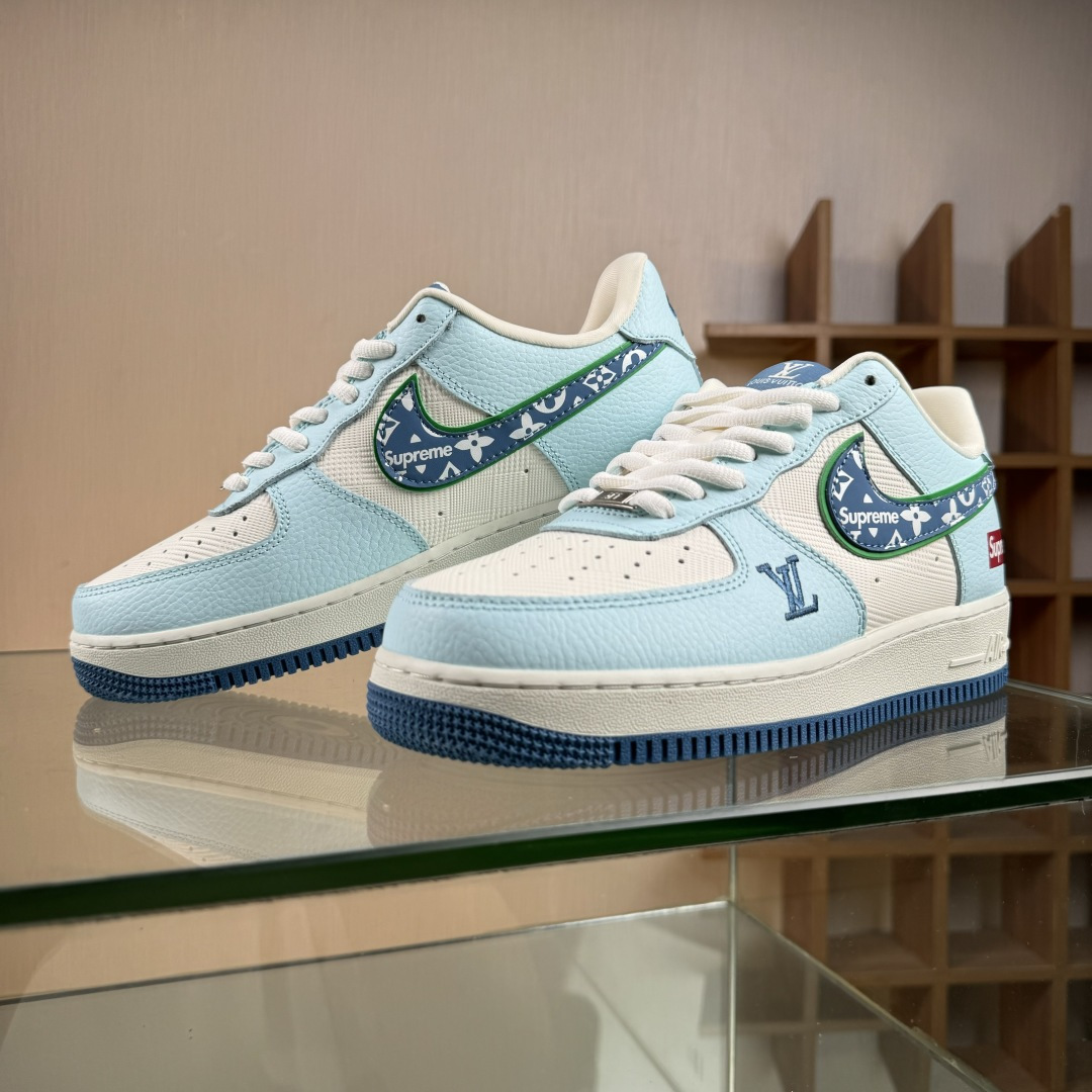 Nike Air Force 1'07 Low LV联名 白蓝 空军一号低帮休闲板鞋 YF9511-809