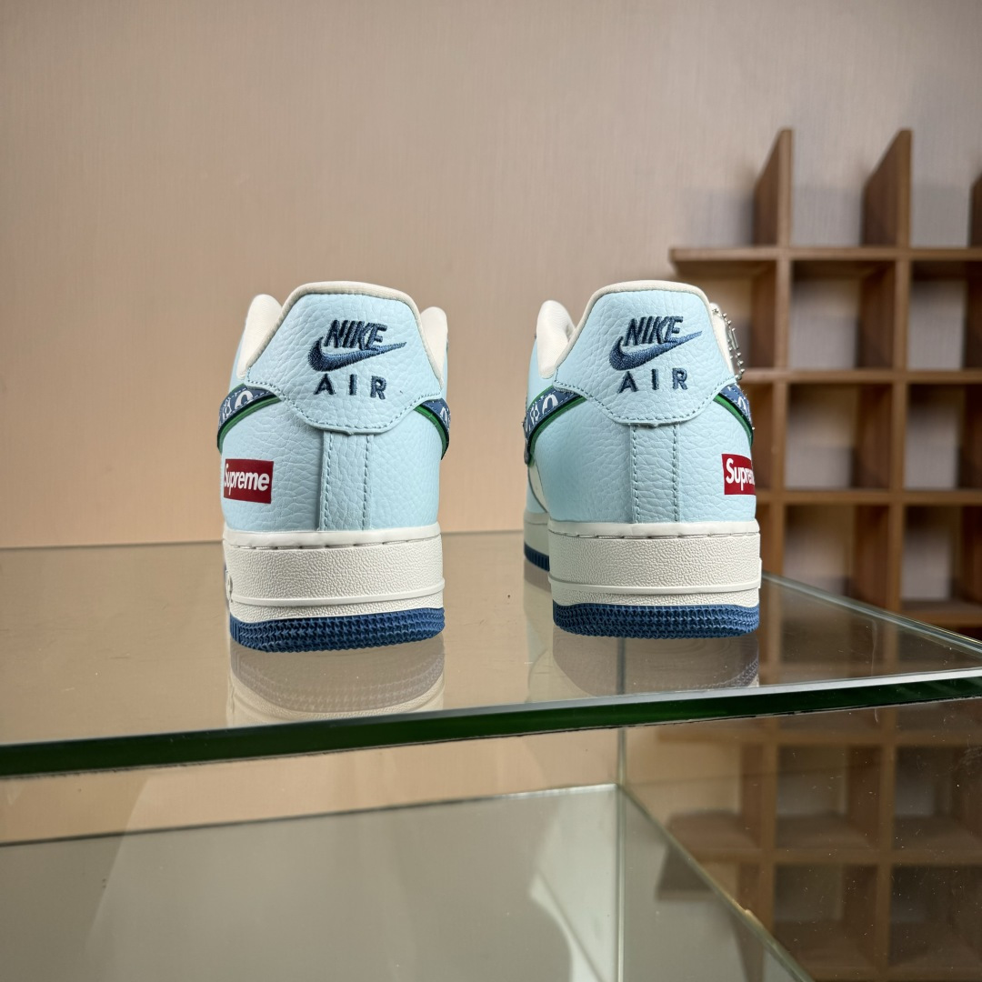 Nike Air Force 1'07 Low LV联名 白蓝 空军一号低帮休闲板鞋 YF9511-809