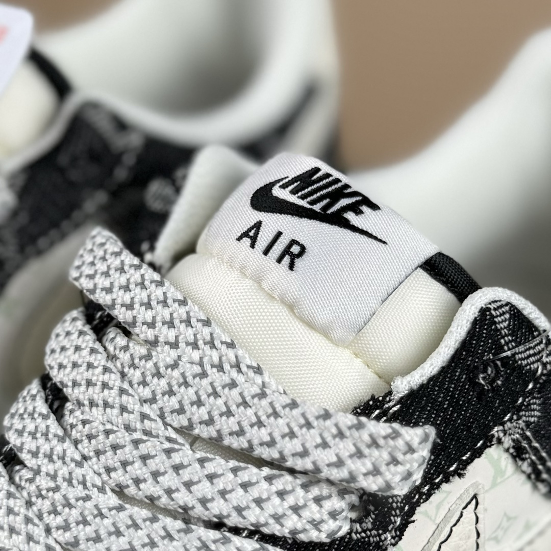 Nike Air Force 1'07 Low LV联名 牛仔米黑缝线 空军一号低帮休闲板鞋 MZ9588-815