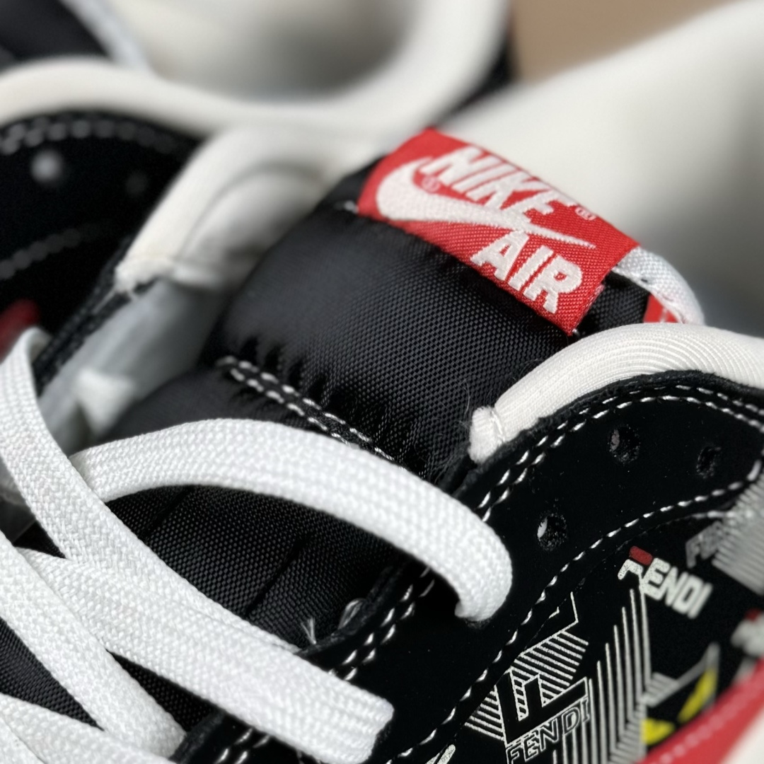 Travis Scott x Fragment Design x Air Jordan 1 Low SP AJ1 乔1 芬迪联名 猫眼红勾 低帮文化休闲板鞋 XS2025-078