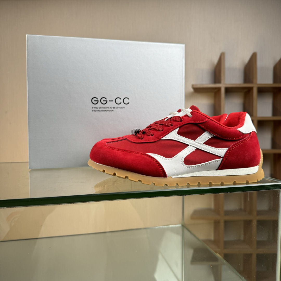 220 张婧仪同款 GGCC怪诞星球复古撞色德训鞋女2025秋季新款休闲鞋