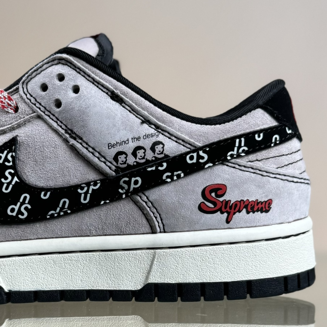 Nike SB Dunk Low x Supreme 猪八灰红满天星 SD2025-001