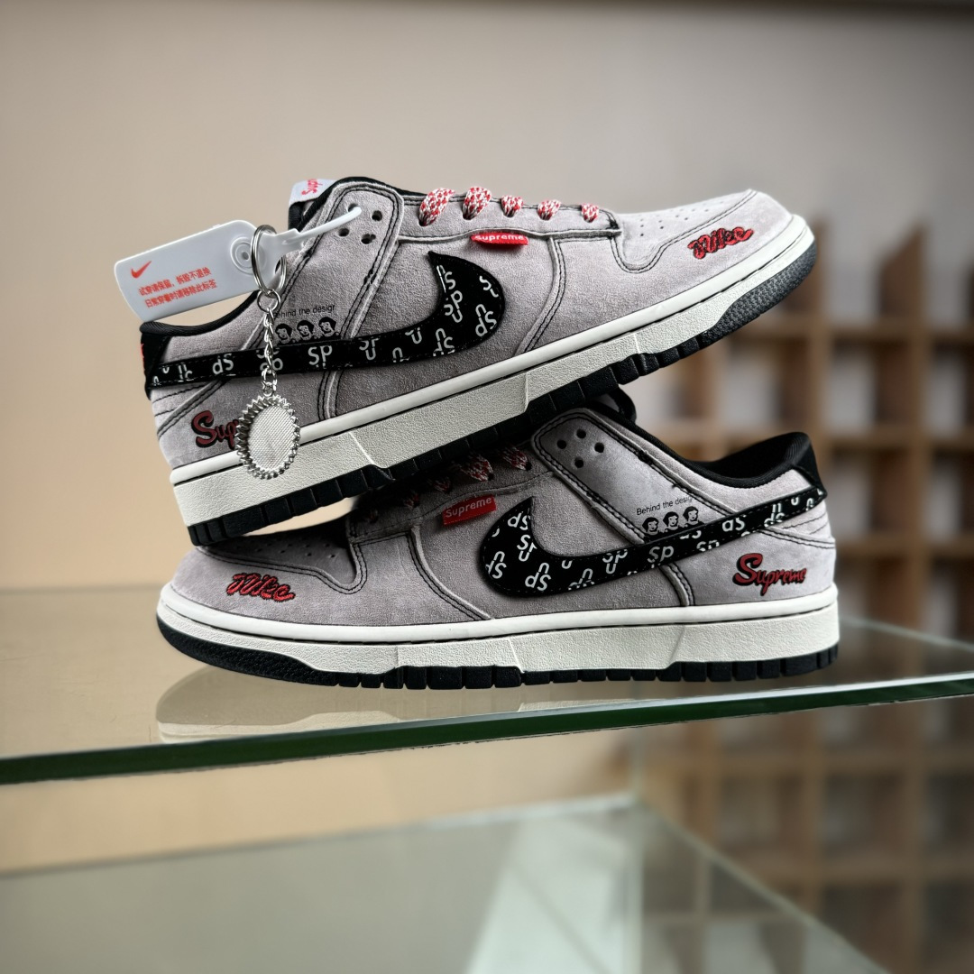 Nike SB Dunk Low x Supreme 猪八灰红满天星 SD2025-001
