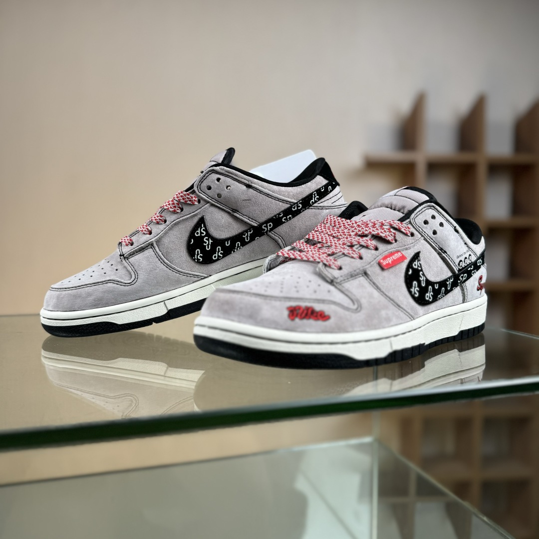 Nike SB Dunk Low x Supreme 猪八灰红满天星 SD2025-001