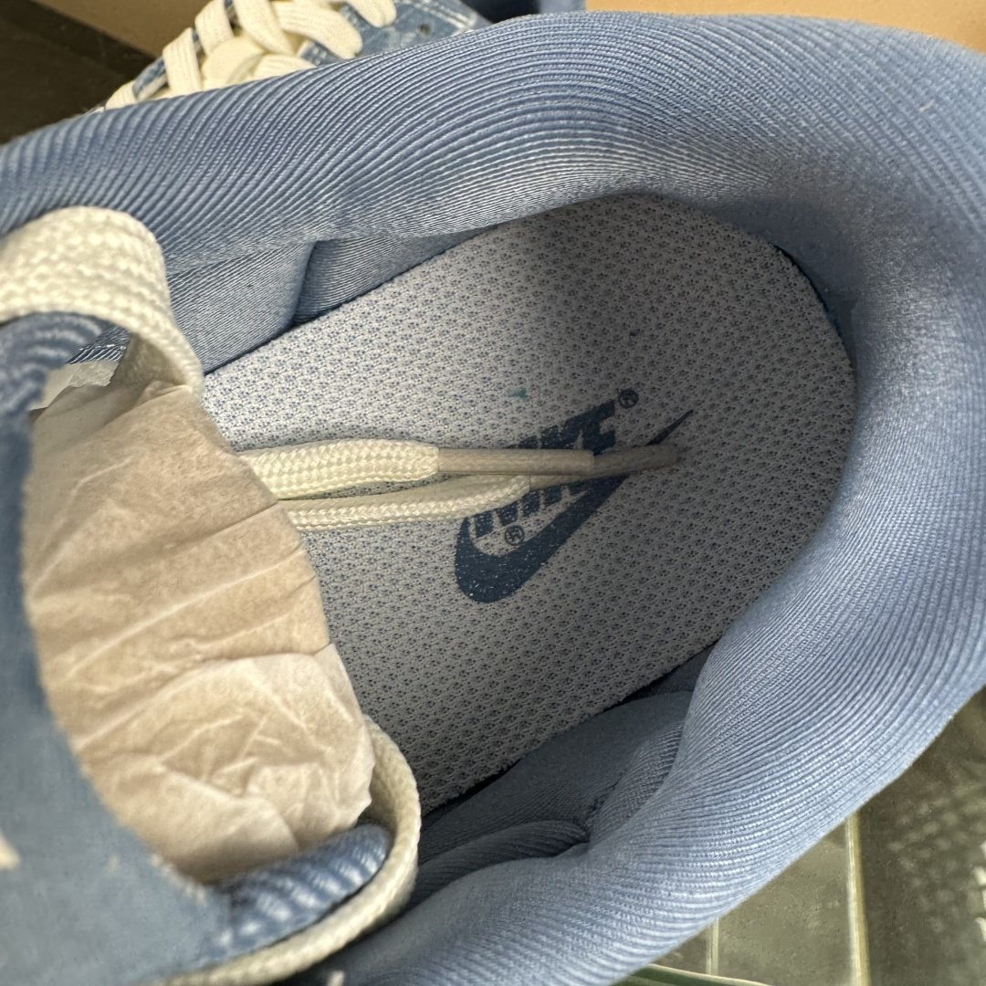 Travis Scott x Fragment Design x Air Jordan 1 Low SP AJ1 乔1 LV联名 天空蓝牛仔 低帮文化休闲板鞋 SC0601-056