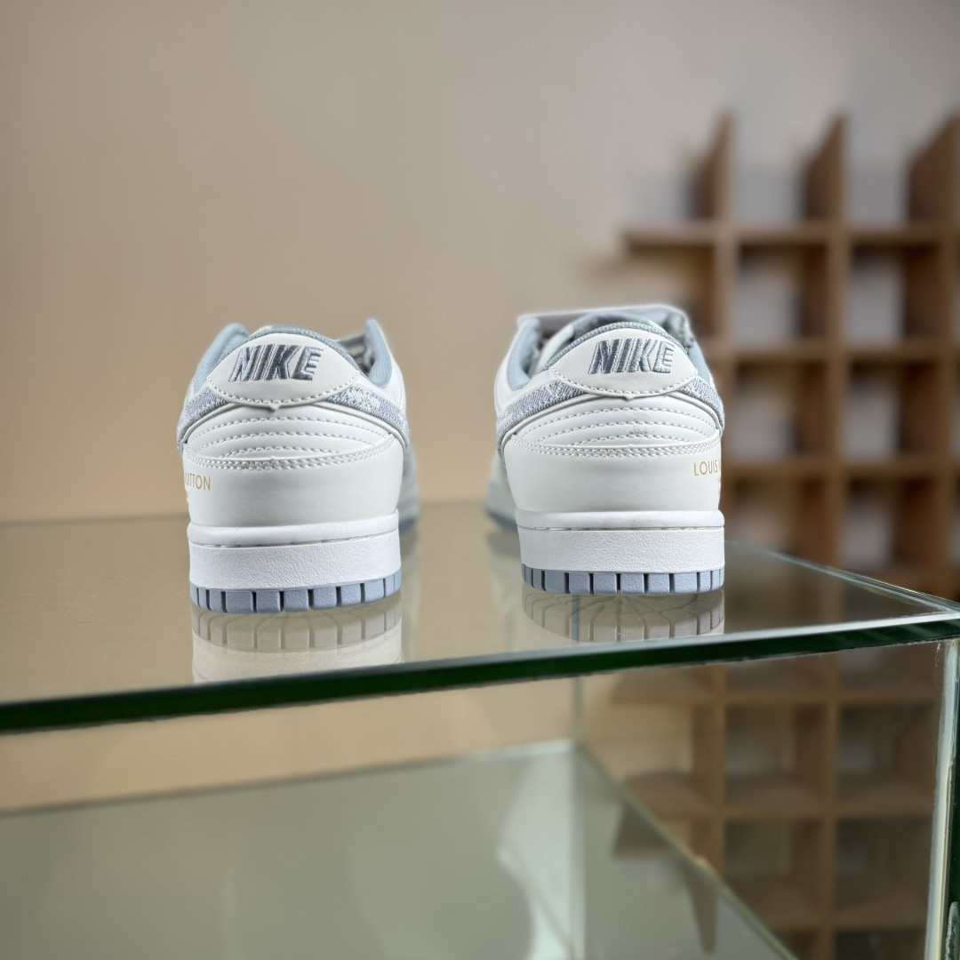 Nike SB Dunk Low LV联名 灰牛仔勾 周年高端定制 低帮休闲板鞋 CS1688-126