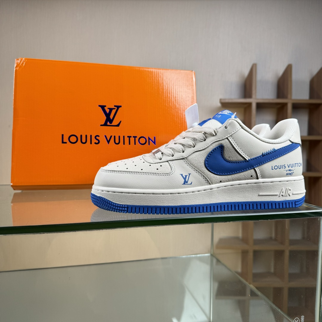 260 Nike Air Force 1 Low 07 x Louis Vuitton 米蓝 QW5836-025