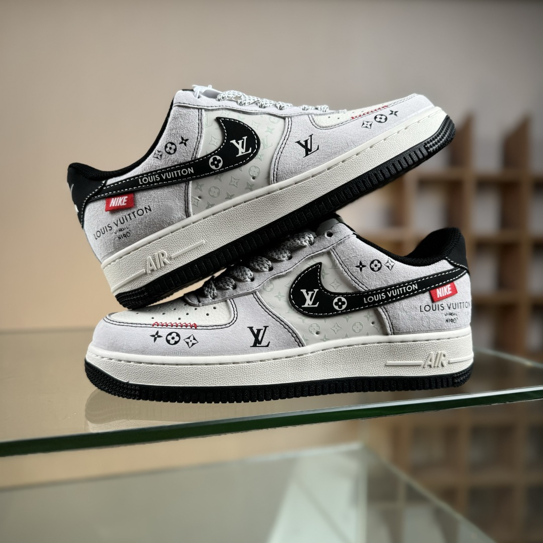 Nike Air Force 1 Low 07 x Louis Vuitton 灰白满天星 CX5050-Y23