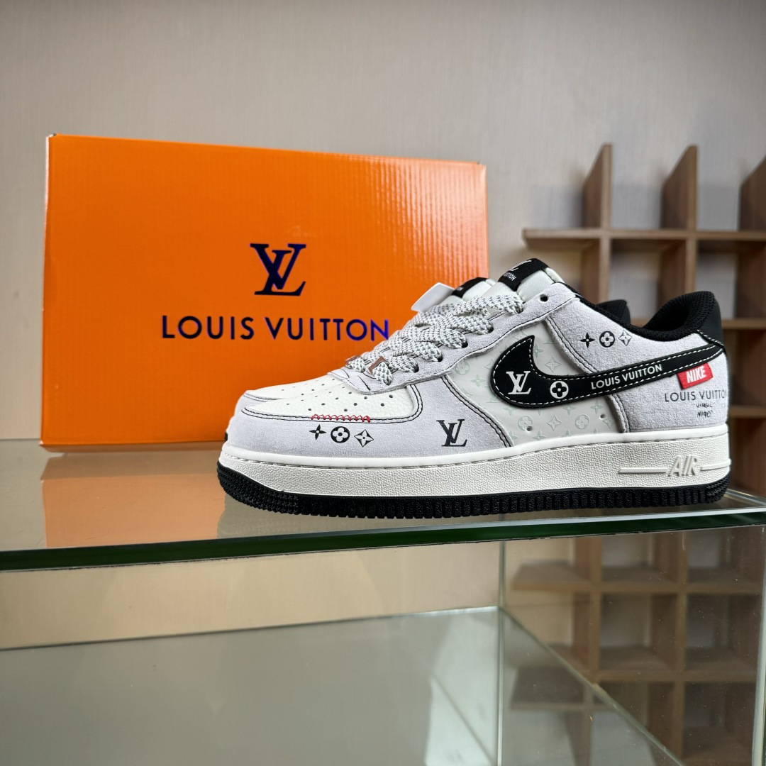 Nike Air Force 1 Low 07 x Louis Vuitton 灰白满天星 CX5050-Y23