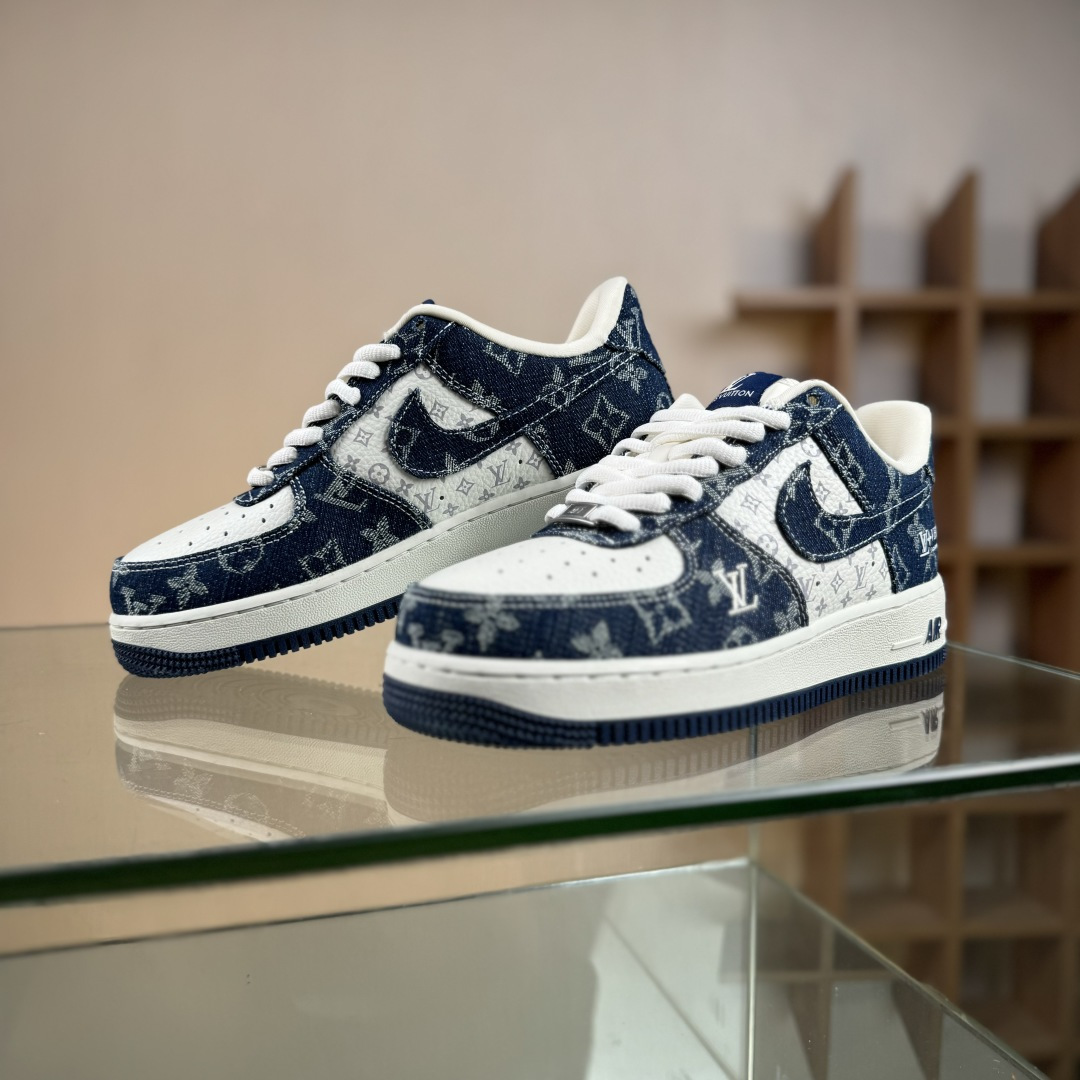 Nike Air Force 1'07 Low LV联名 白蓝 空军一号低帮休闲板鞋 YF9511-811