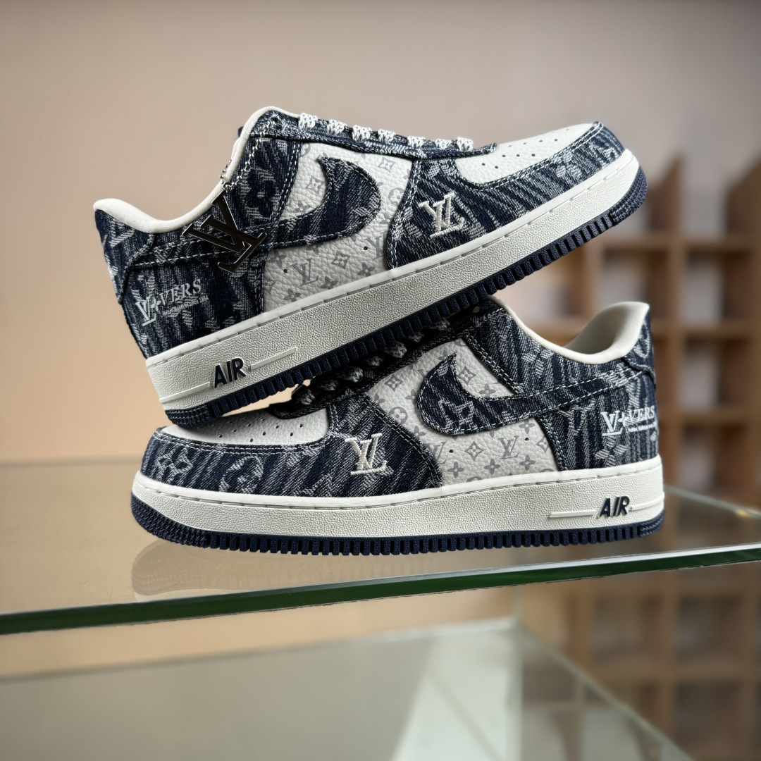 Nike Air Force 1'07 Low LV联名 白蓝 空军一号低帮休闲板鞋 YF9511-812