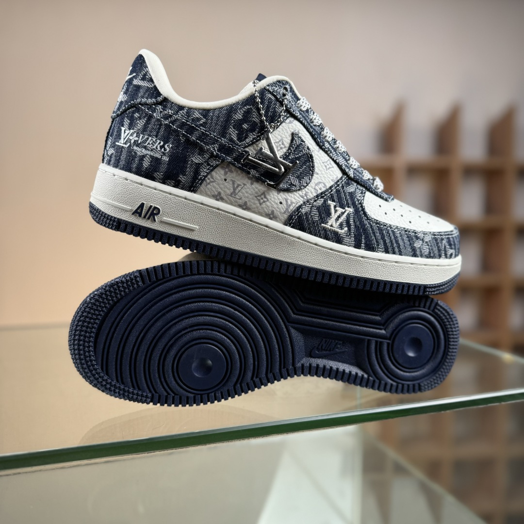 Nike Air Force 1'07 Low LV联名 白蓝 空军一号低帮休闲板鞋 YF9511-812