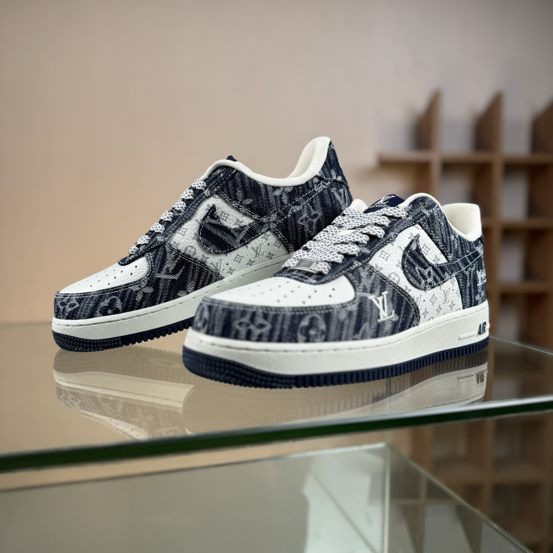 Nike Air Force 1'07 Low LV联名 白蓝 空军一号低帮休闲板鞋 YF9511-812