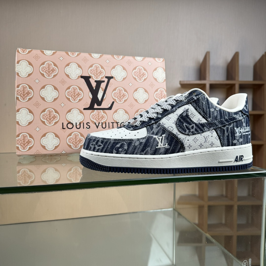 Nike Air Force 1'07 Low LV联名 白蓝 空军一号低帮休闲板鞋 YF9511-812
