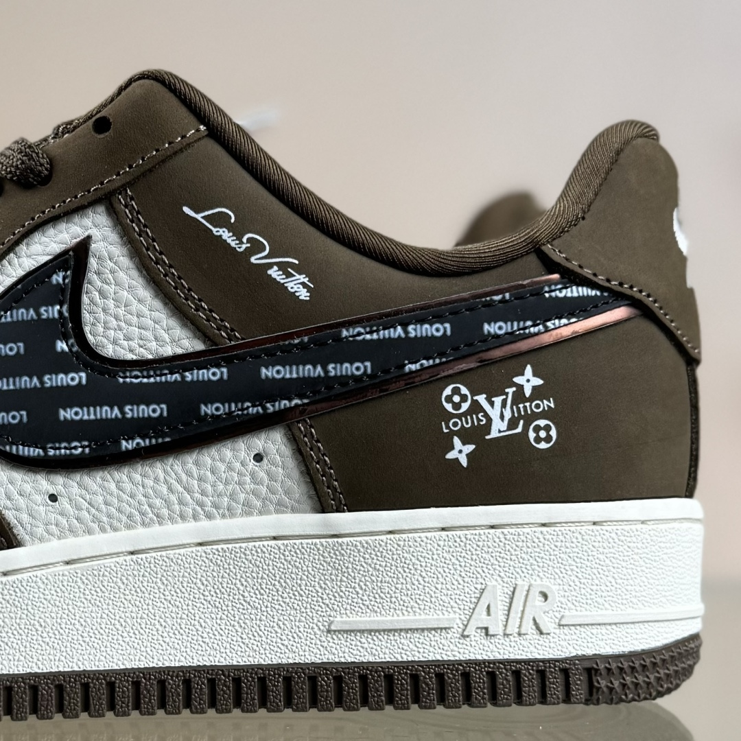 Nike Air Force 1'07 Low LV联名 米军绿银黑 空军一号低帮休闲板鞋 DK0188-086
