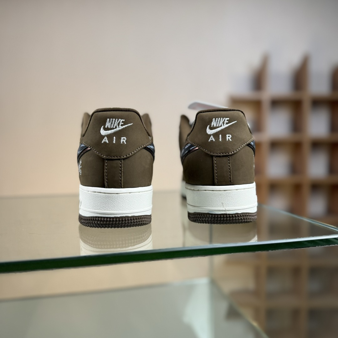 Nike Air Force 1'07 Low LV联名 米军绿银黑 空军一号低帮休闲板鞋 DK0188-086