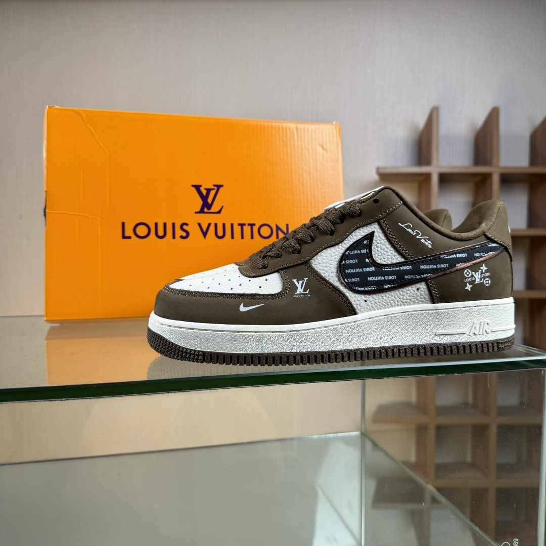 Nike Air Force 1'07 Low LV联名 米军绿银黑 空军一号低帮休闲板鞋 DK0188-086