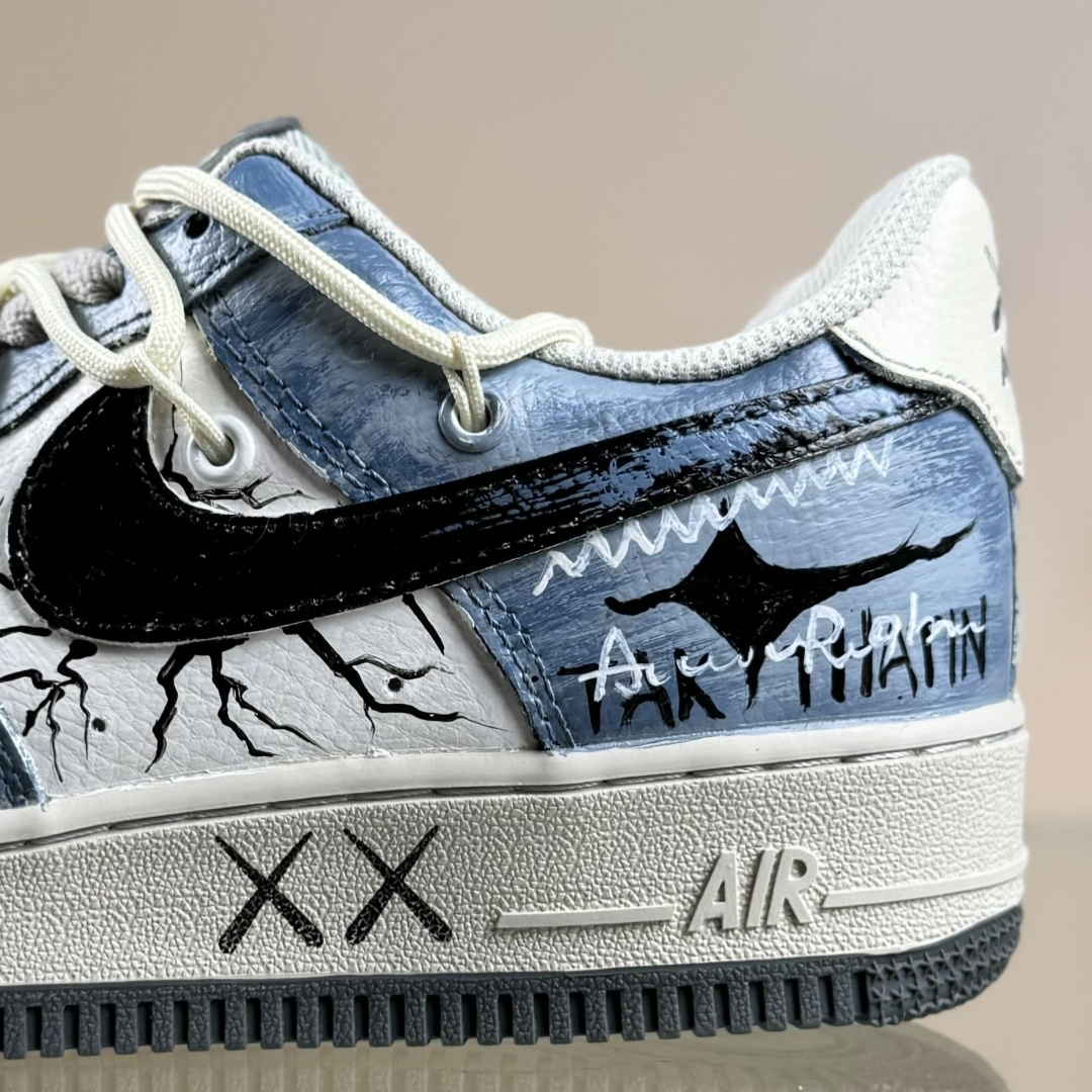Nike Air Force 1'07 Low ”The Age of Cracks” 手绘涂鸦 裂痕纪元 空军一号低帮休闲运动板鞋 KS6896-555