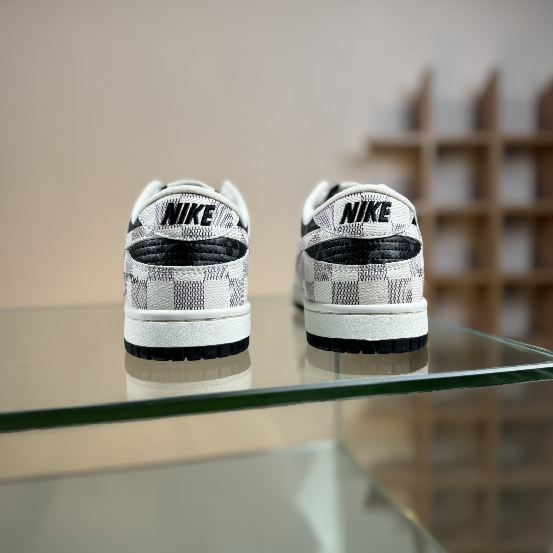 NIKE SB Dunk Low RETRO x Louis Vuitton 格纹雾灰 SC0601-452