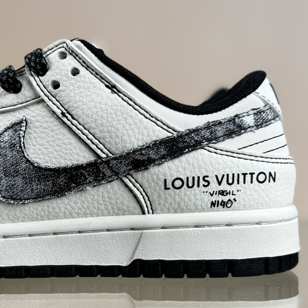 Nike SB Dunk Low x Louis Vuitton 白黑满天星 JP1628-027