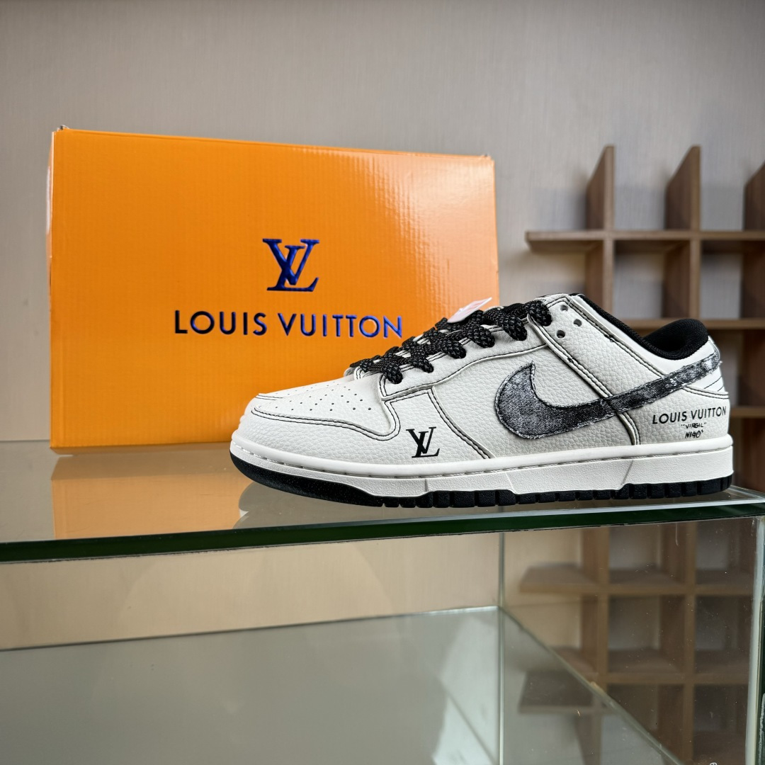 Nike SB Dunk Low x Louis Vuitton 白黑满天星 JP1628-027