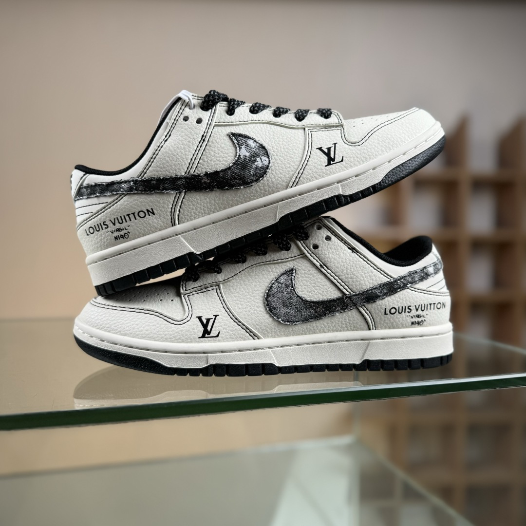 Nike SB Dunk Low x Louis Vuitton 白黑满天星 JP1628-027