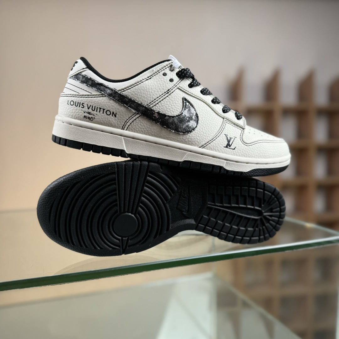 Nike SB Dunk Low x Louis Vuitton 白黑满天星 JP1628-027