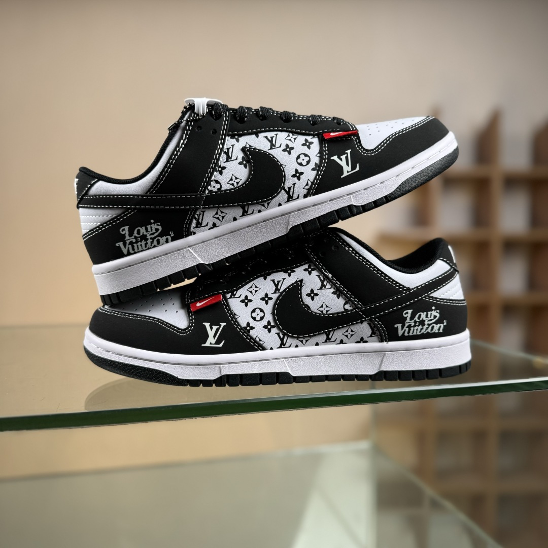 Nike SB Dunk Low x Louis Vuitton 黑白满天星 CS1688-129